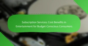サブスクリプションサービス：予算に敏感な消費者のためのエンターテインメントにおけるコストメリット